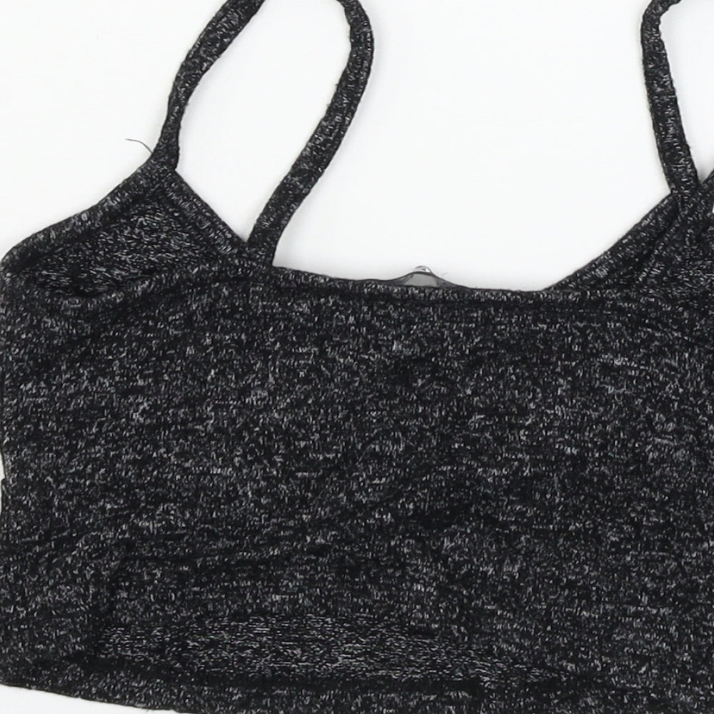 Select Womens Grey  Jersey Basic Tank Size XS