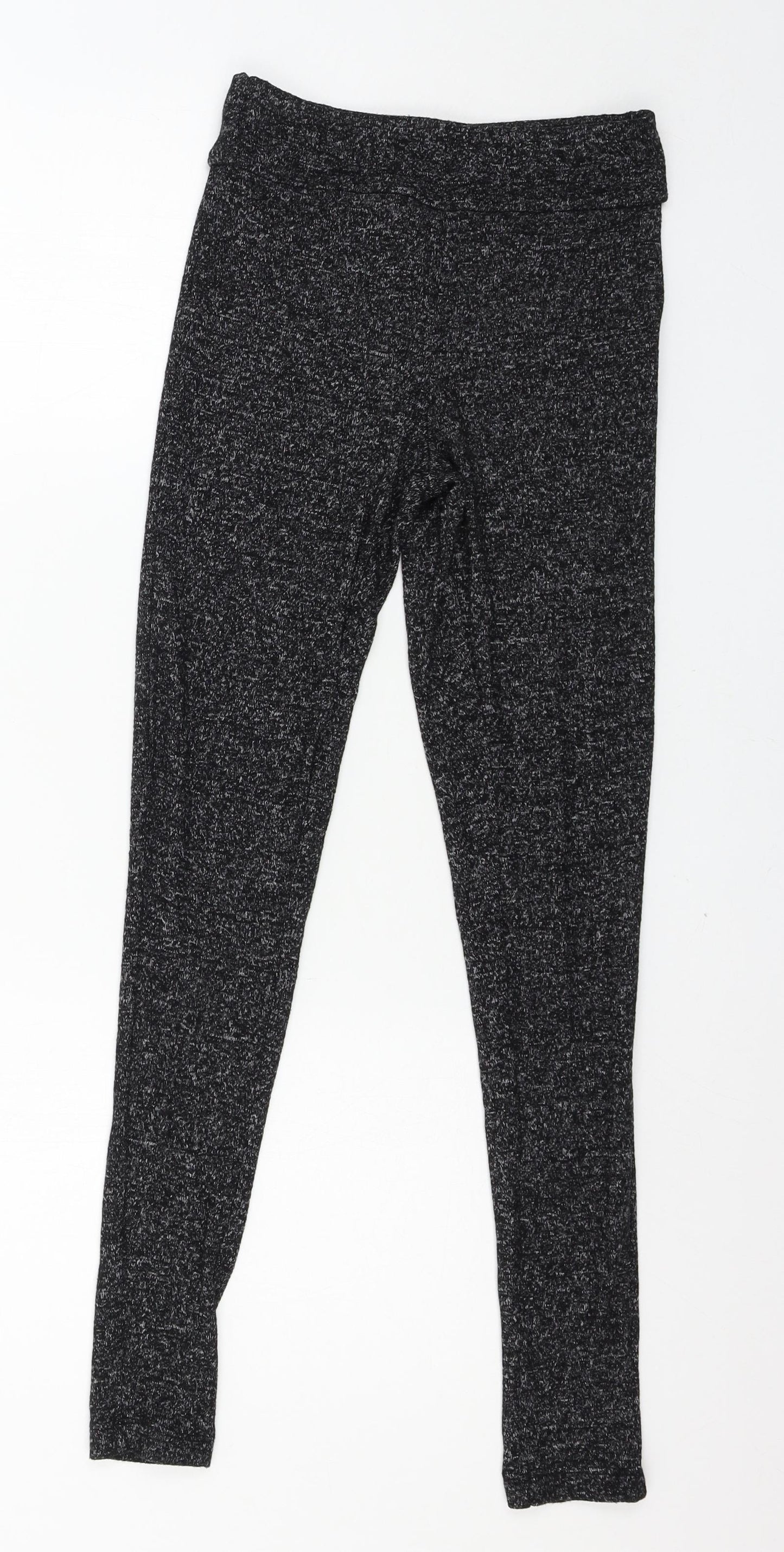 Select Womens Grey  Knit Capri Leggings Size XS L26 in