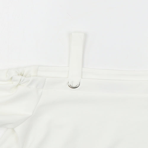 Primark Girls White  Jersey Basic Blouse Size 10-11 Years