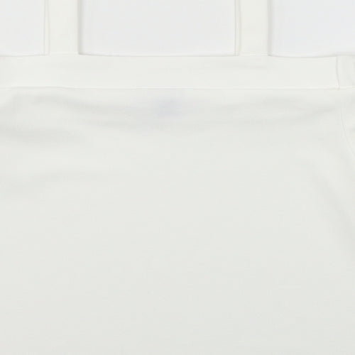 Primark Girls White  Jersey Basic Blouse Size 10-11 Years