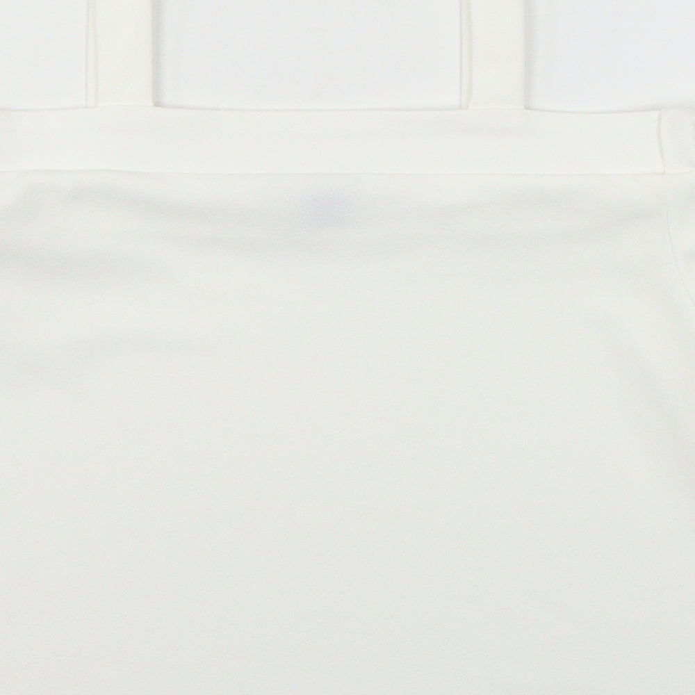 Primark Girls White  Jersey Basic Blouse Size 10-11 Years