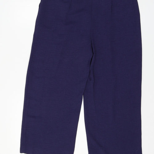 M&Co Womens Blue   Trousers  Size 10 L21 in