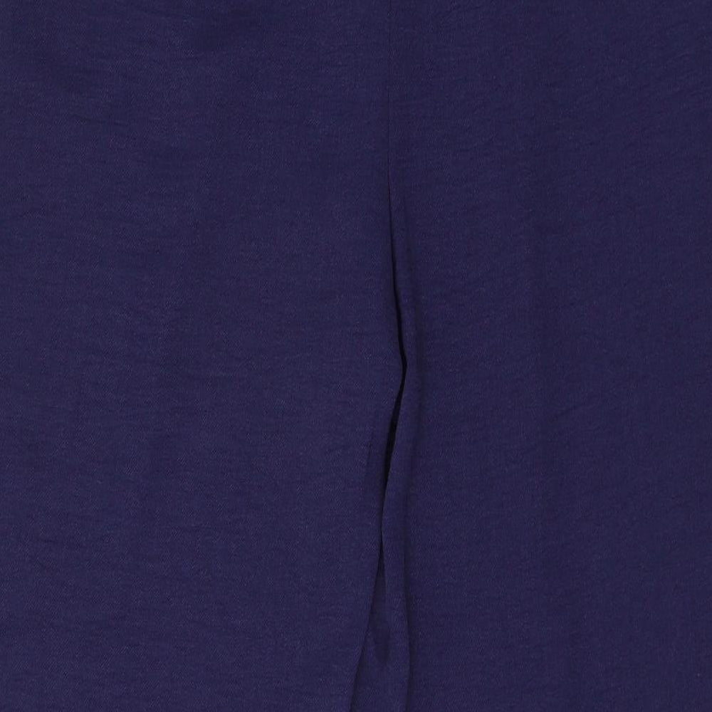 M&Co Womens Blue   Trousers  Size 10 L21 in