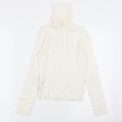 Divided by H&M Womens White   Basic T-Shirt Size 6