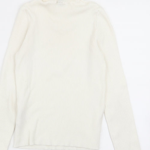 Divided by H&M Womens White   Basic T-Shirt Size 6