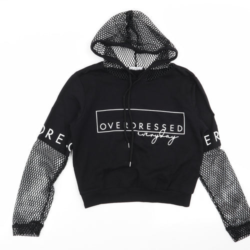 Select Womens Black   Pullover Jumper Size S