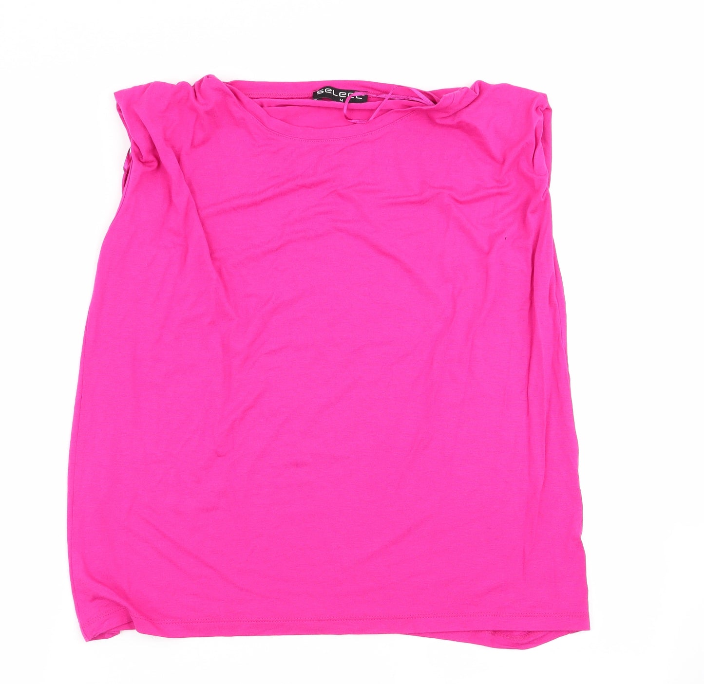 Select Womens Pink   Basic T-Shirt Size M