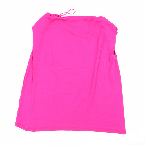 Select Womens Pink   Basic T-Shirt Size M