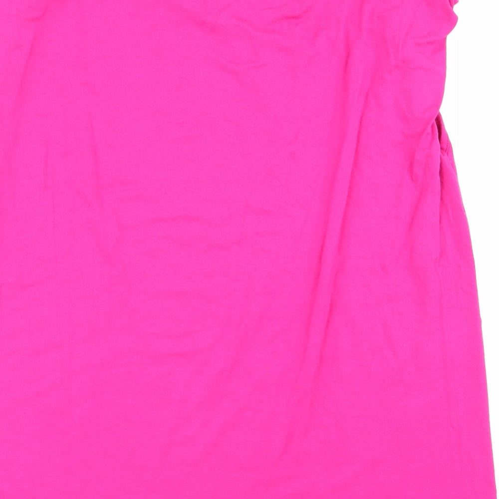 Select Womens Pink   Basic T-Shirt Size M