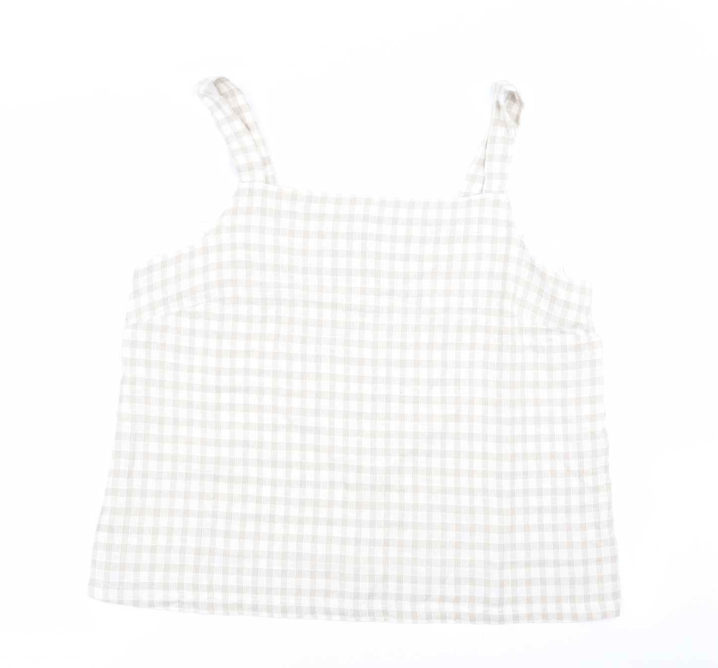Preworn Womens Multicoloured Check  Basic Tank Size 14