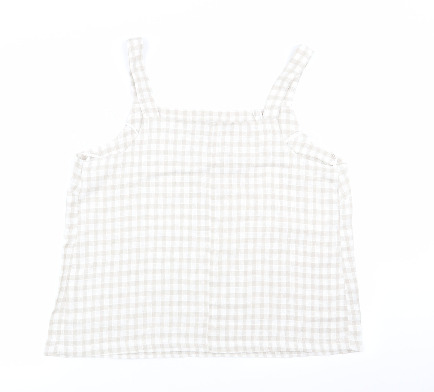 Preworn Womens Multicoloured Check  Basic Tank Size 14