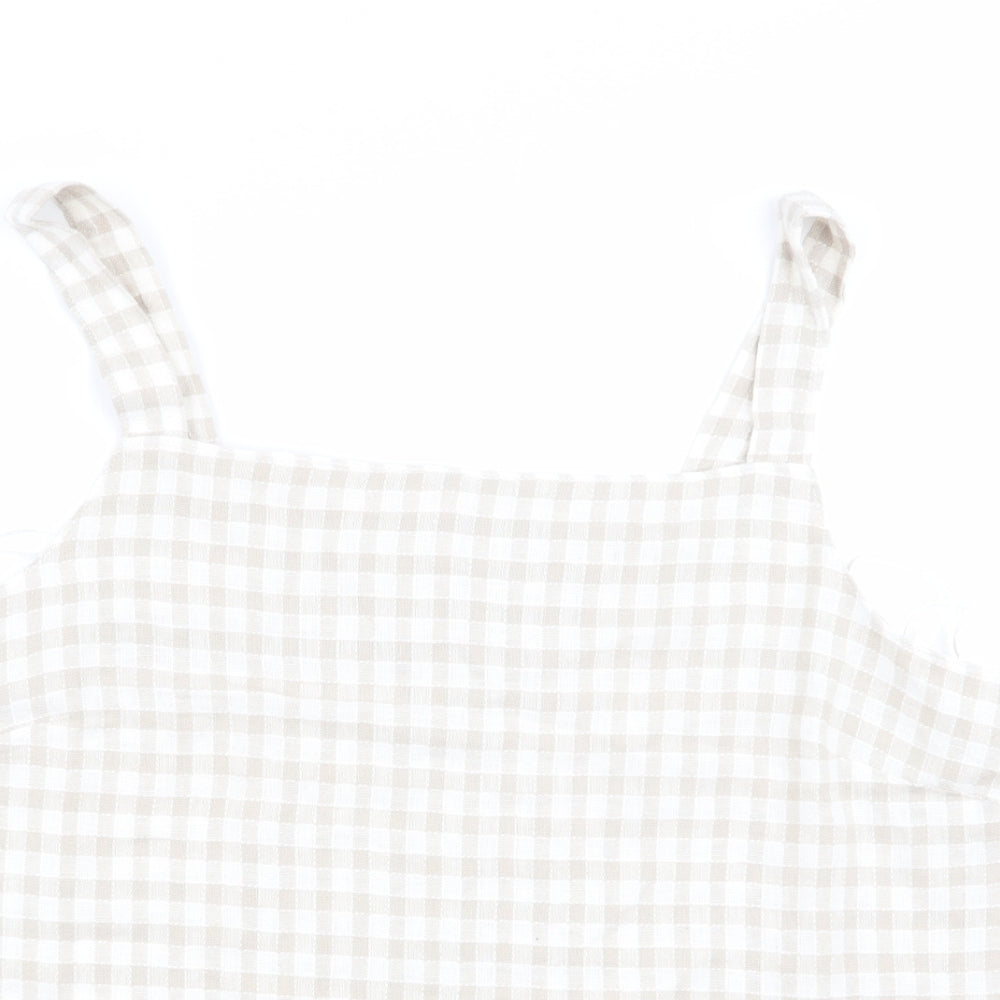 Preworn Womens Multicoloured Check  Basic Tank Size 14