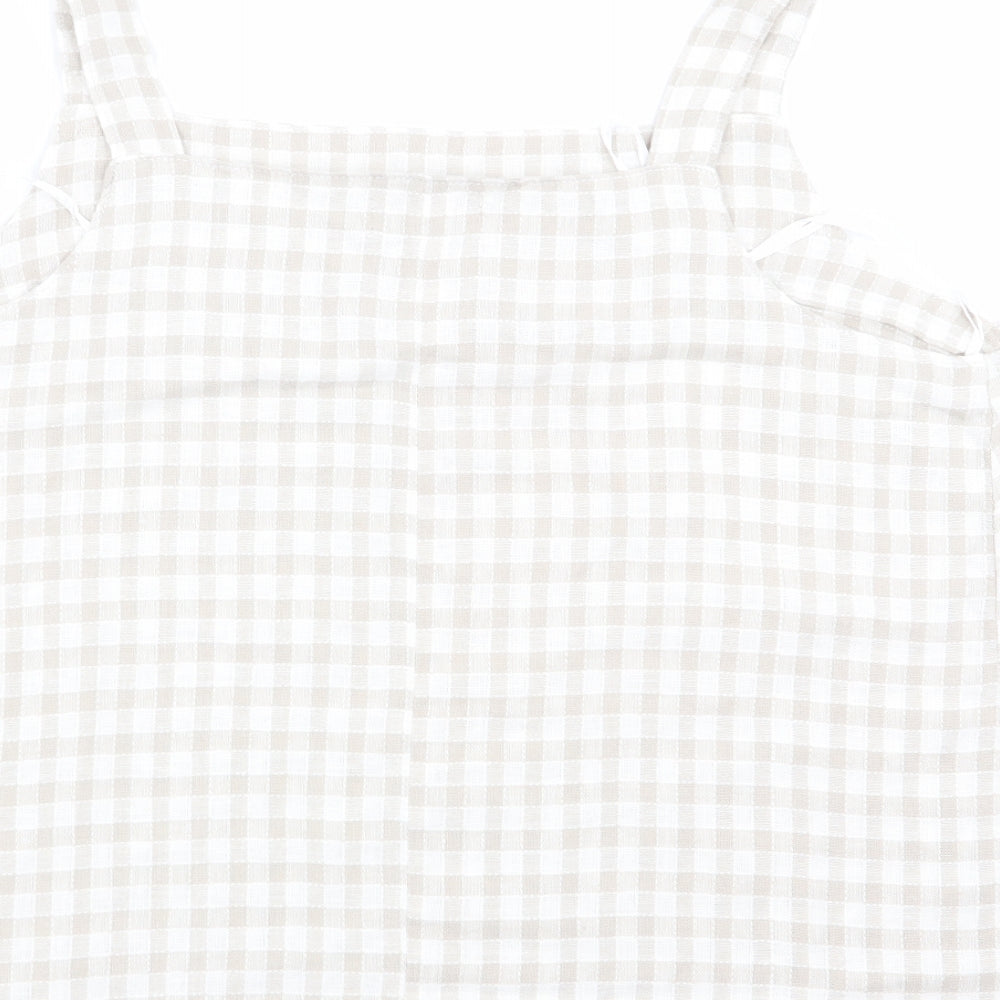Preworn Womens Multicoloured Check  Basic Tank Size 14