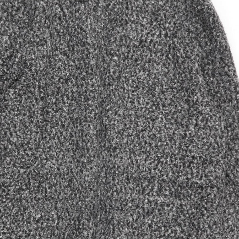 M&S Womens Grey   Overcoat Coat Size 16