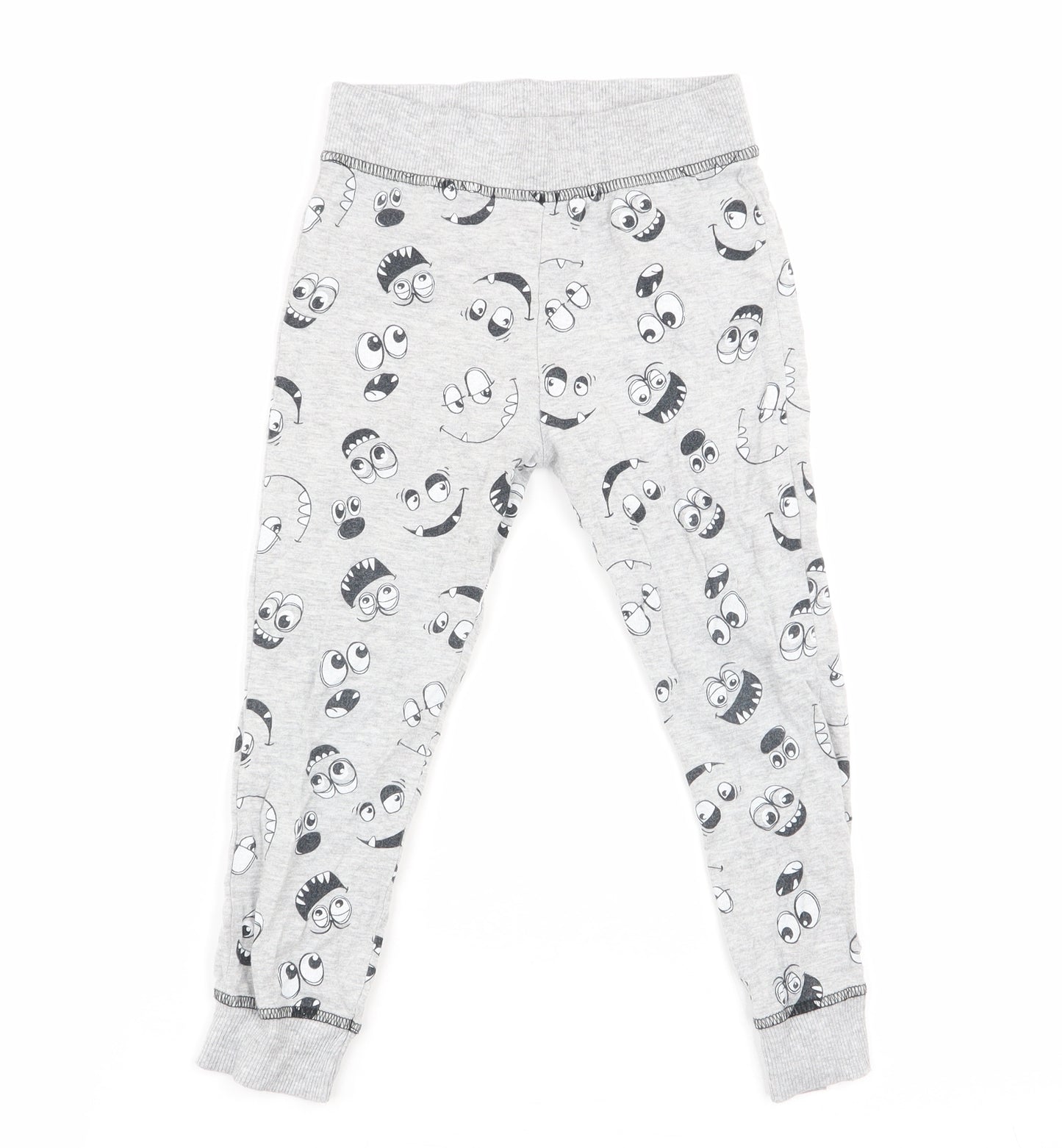 F&F Boys Grey Geometric   Pyjama Pants Size 3-4 Years