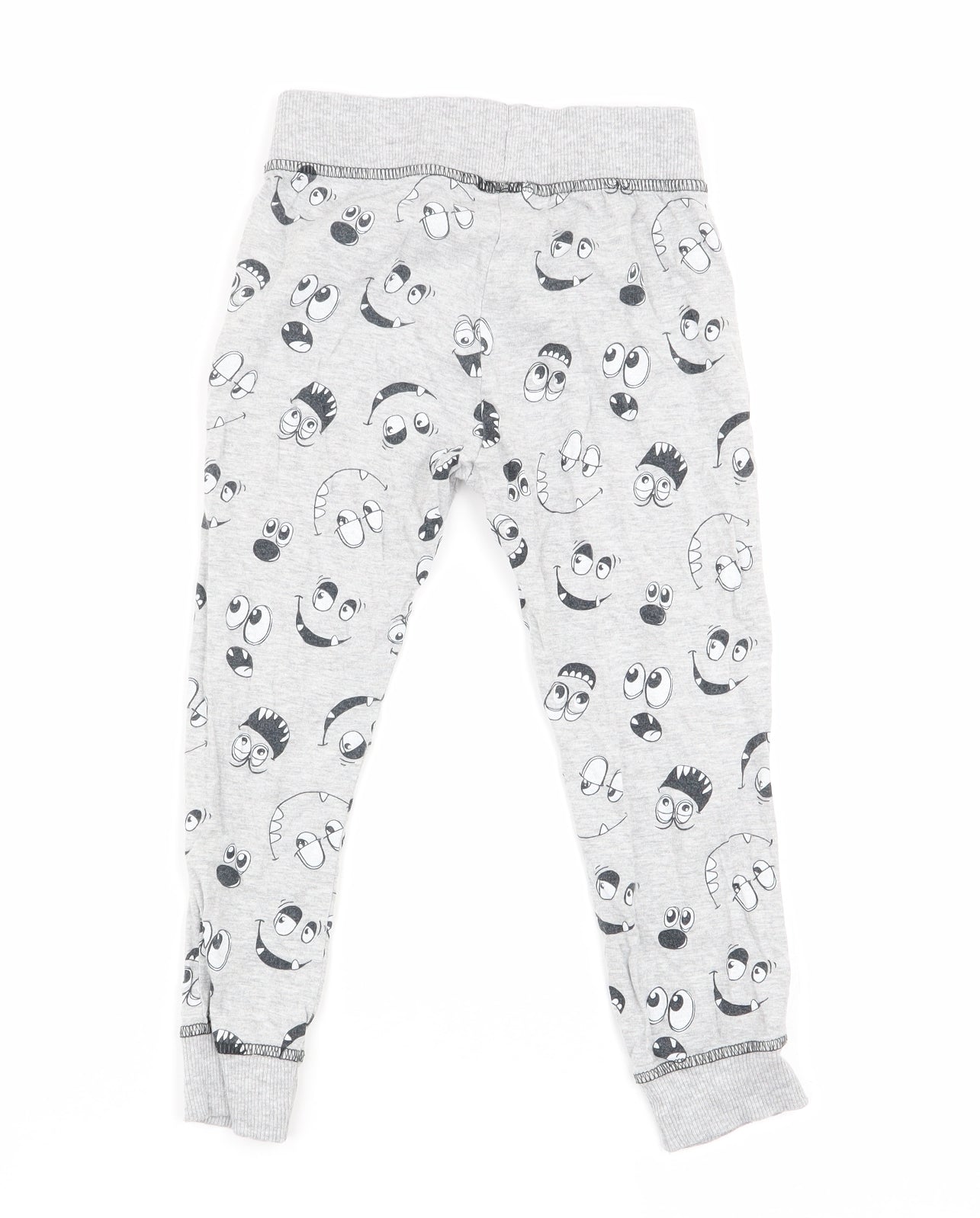 F&F Boys Grey Geometric   Pyjama Pants Size 3-4 Years