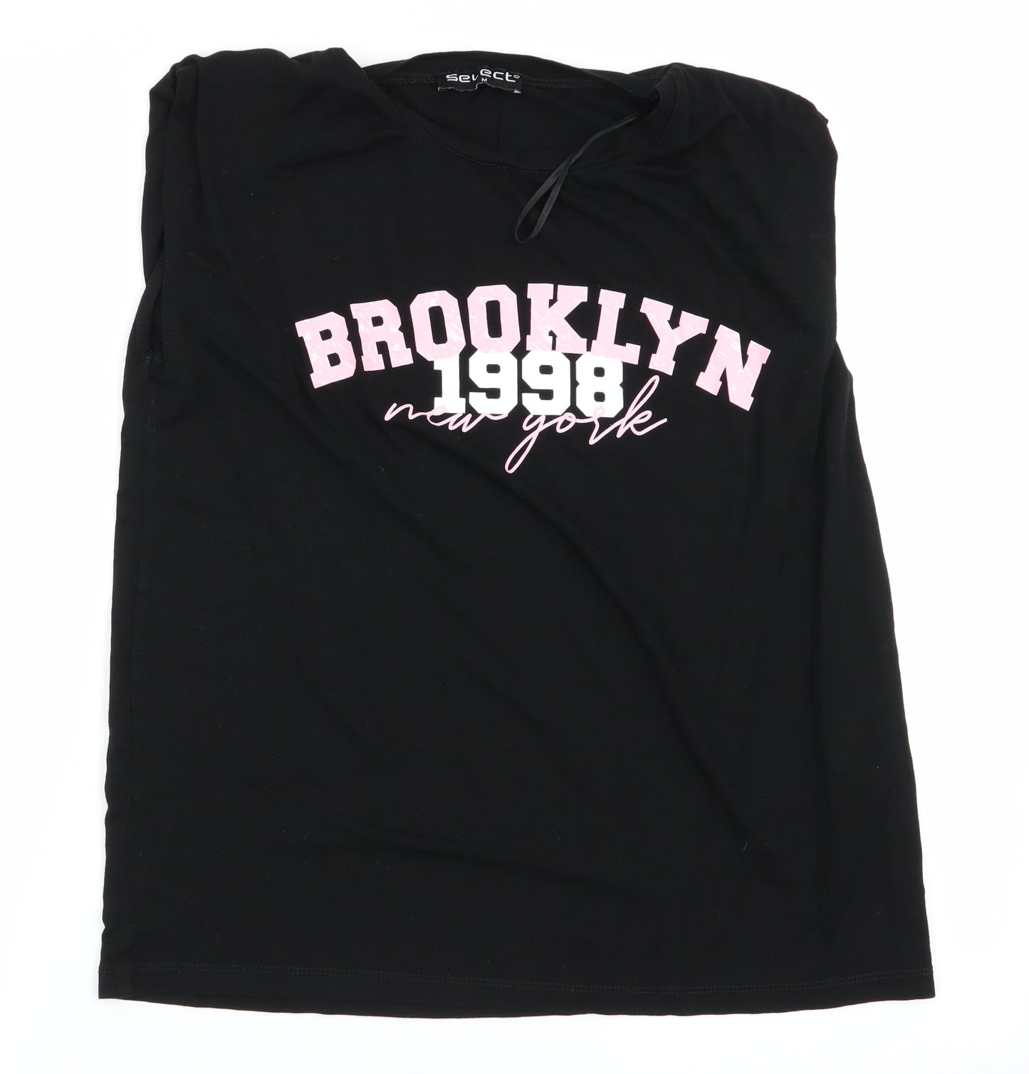 Select Womens Black   Basic T-Shirt Size M