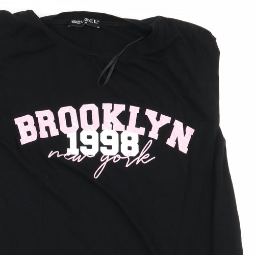 Select Womens Black   Basic T-Shirt Size M
