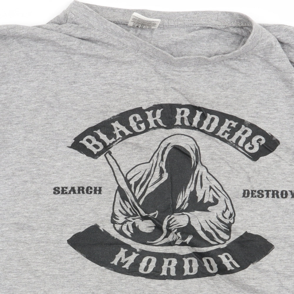 B&C Mens Grey    T-Shirt Size XL