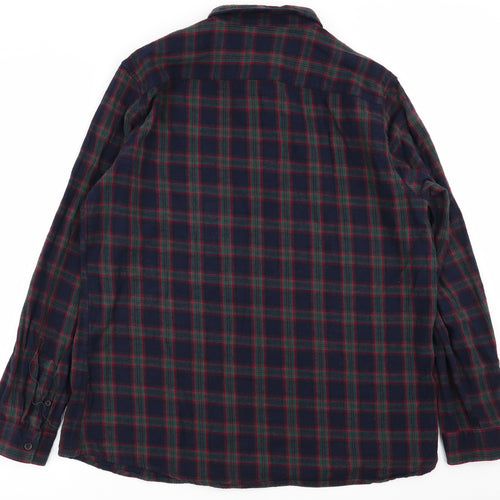 New Look Mens Multicoloured Check   Button-Up Size 2XL