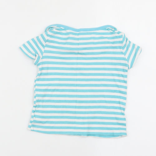 F&F Boys Multicoloured Striped  Basic T-Shirt Size 2-3 Years