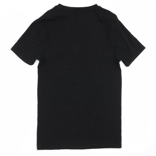 River Island Mens Black    T-Shirt Size S