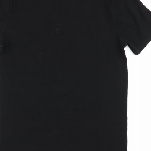 River Island Mens Black    T-Shirt Size S