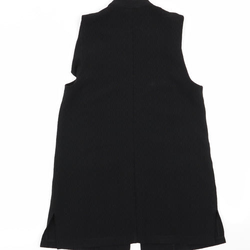 Primark Womens Black   Overcoat Coat Size 10