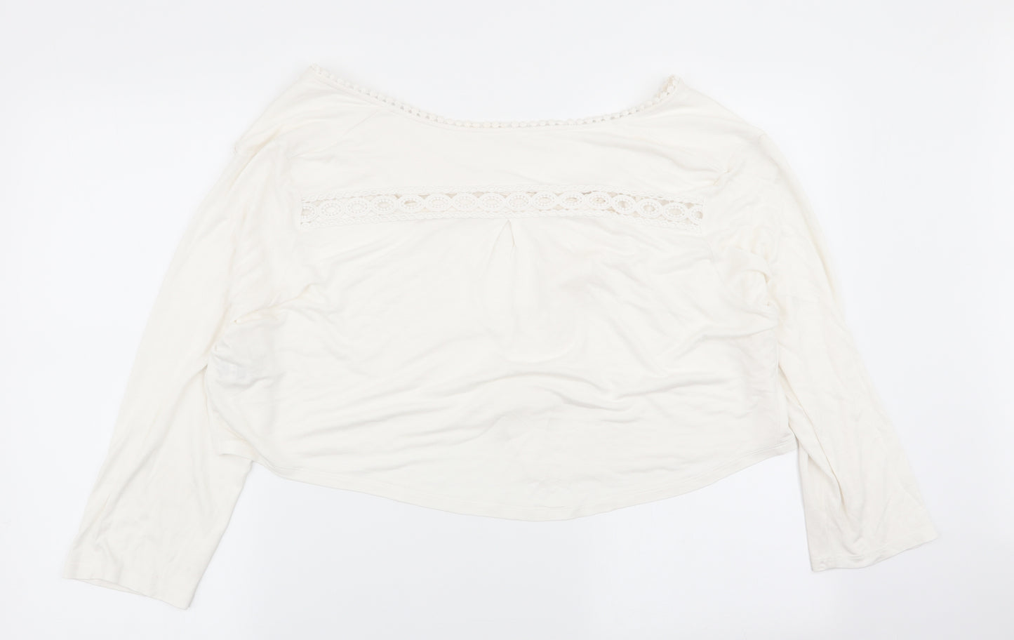 M&S Womens White   Cardigan Jumper Size 20