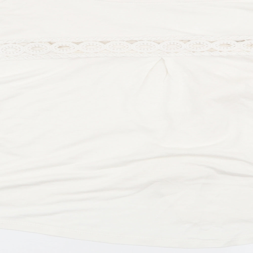 M&S Womens White   Cardigan Jumper Size 20
