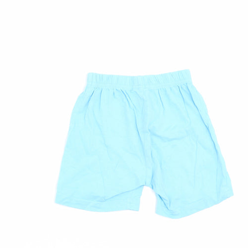 F&F Boys Blue Solid   Pyjama Pants Size 2-3 Years  - shorts