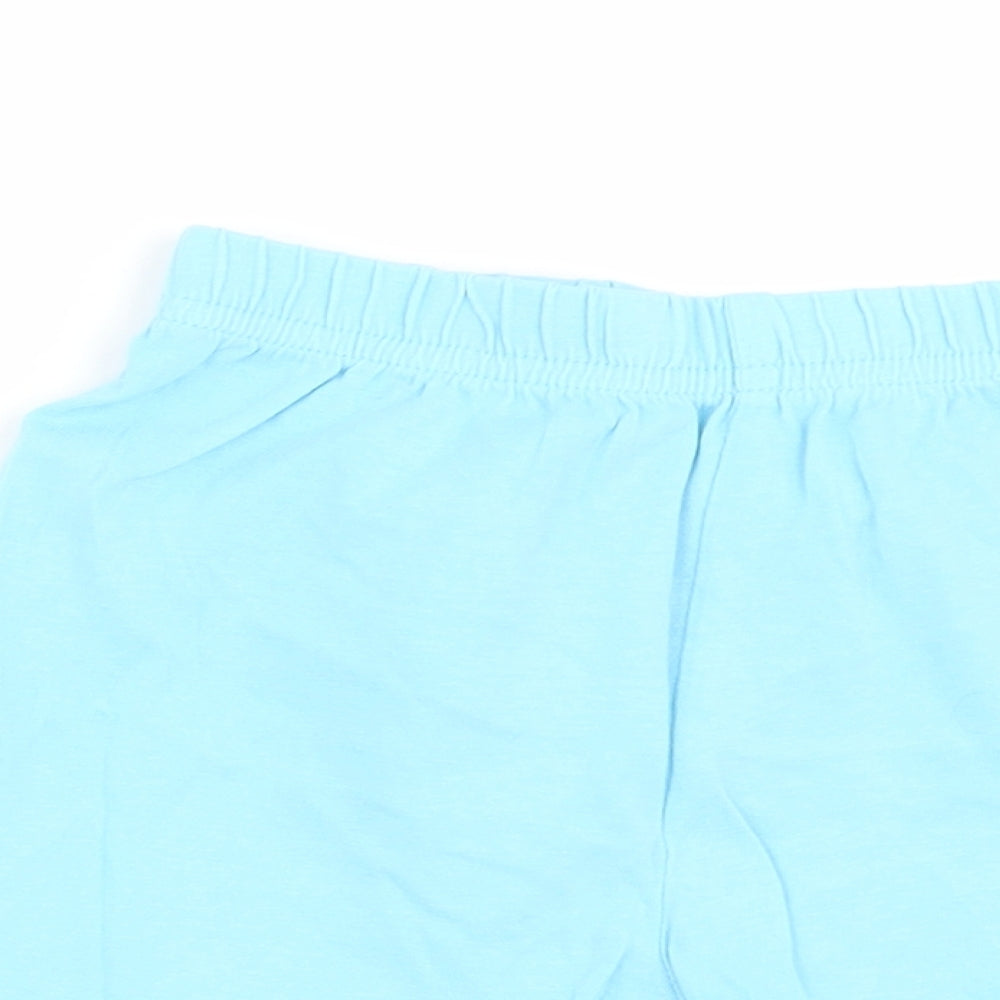 F&F Boys Blue Solid   Pyjama Pants Size 2-3 Years  - shorts