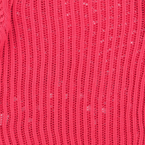 Cooperative Womens Red Geometric  Pullover Jumper Size XS