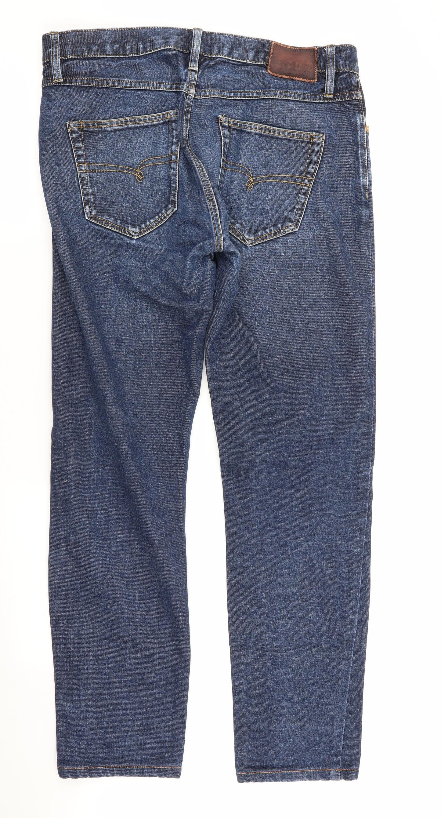 NEXT Mens Blue   Straight Jeans Size 32 in L33 in