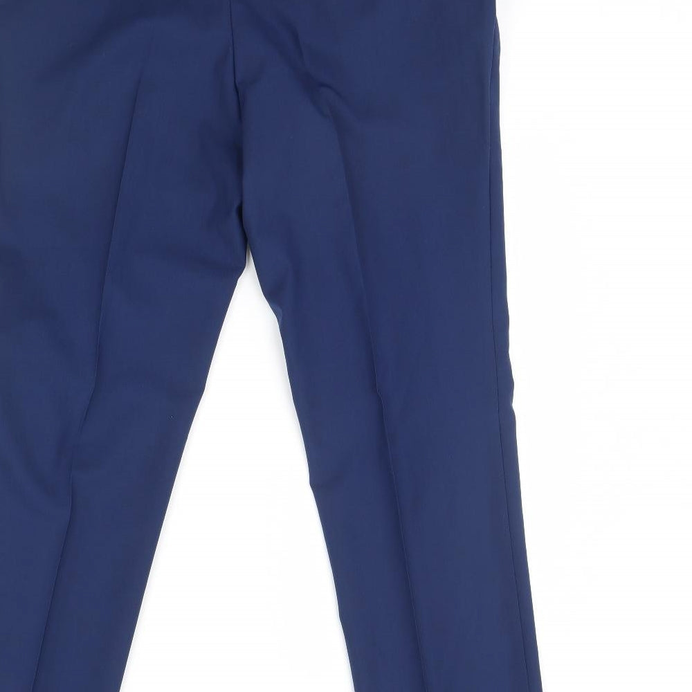 M&S Mens Blue   Dress Pants Trousers Size 34 L30 in