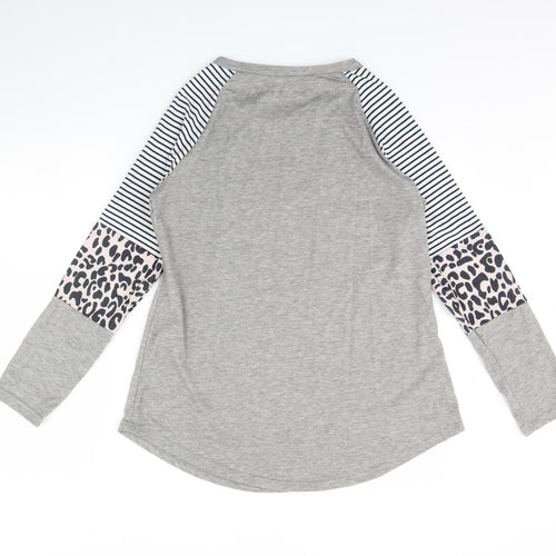 Preworn Womens Grey   Basic T-Shirt Size L