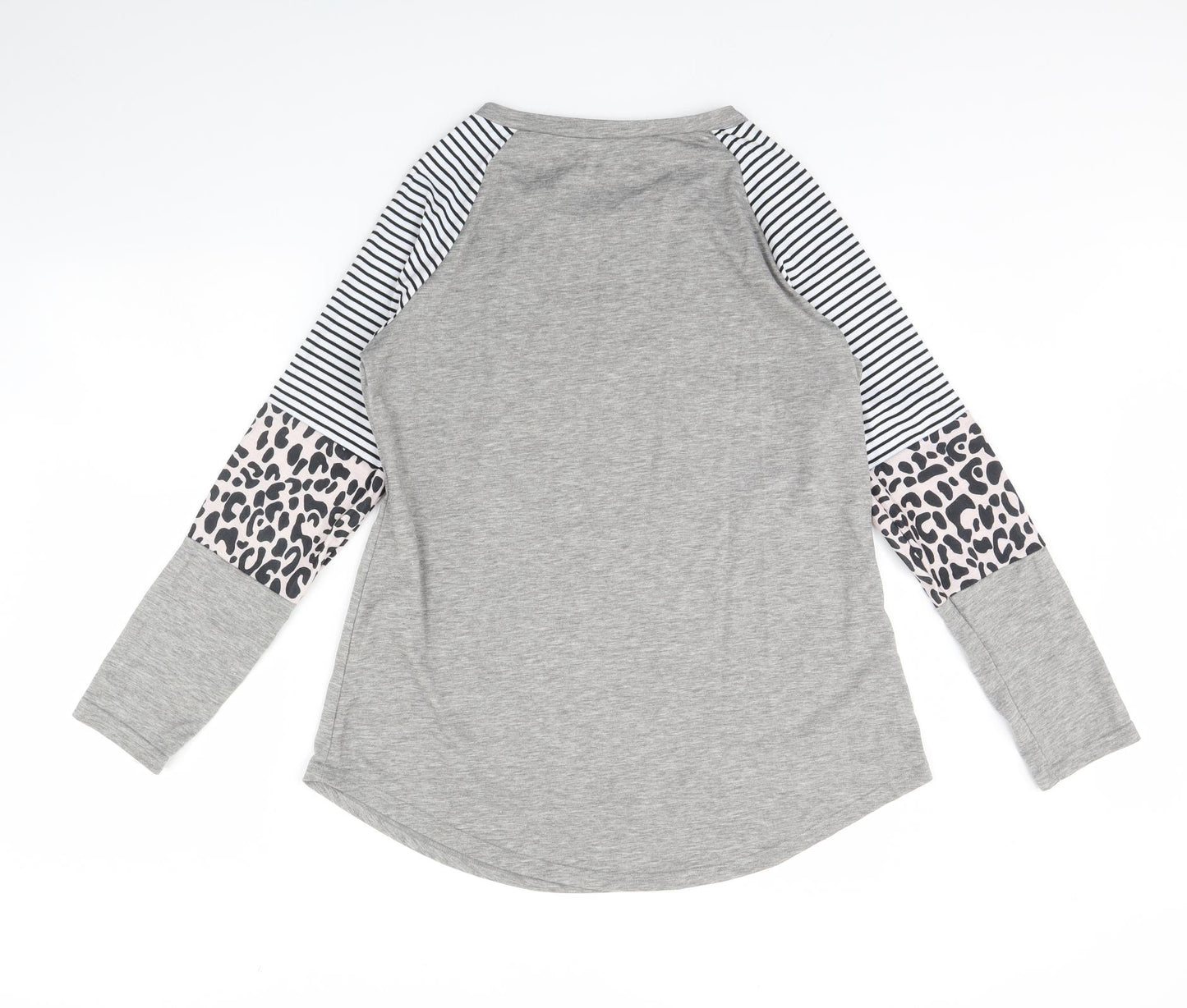 Preworn Womens Grey   Basic T-Shirt Size L