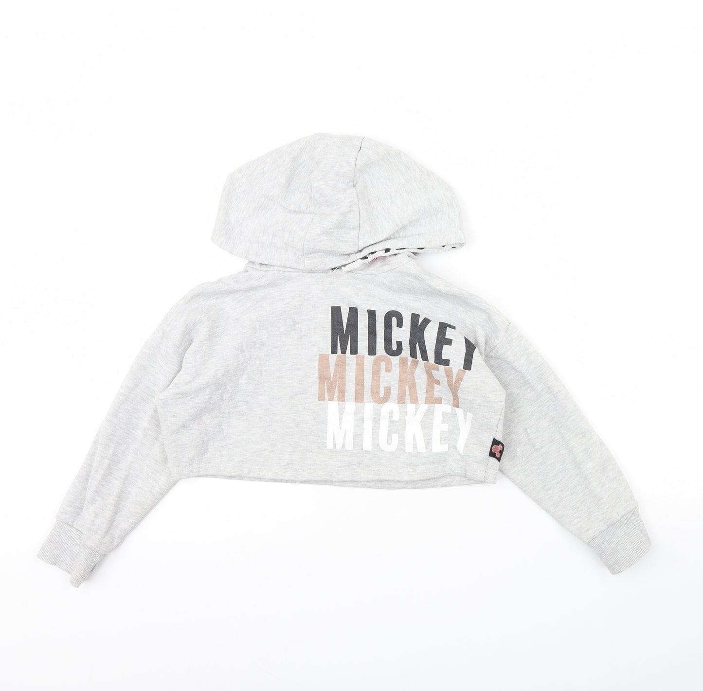 George Girls Grey   Pullover Hoodie Size 5 Years  - Minnie Mouse