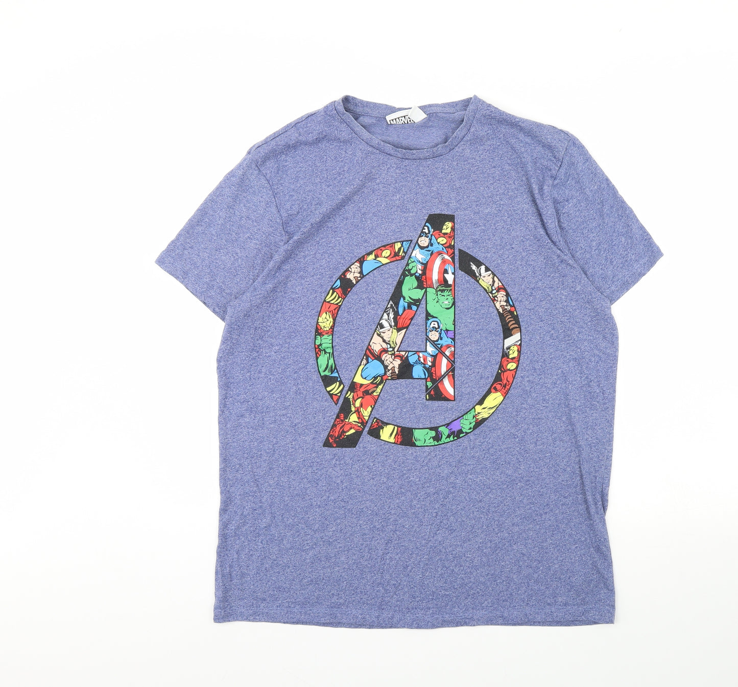 Primark Mens Blue    T-Shirt Size XL  - Avengers