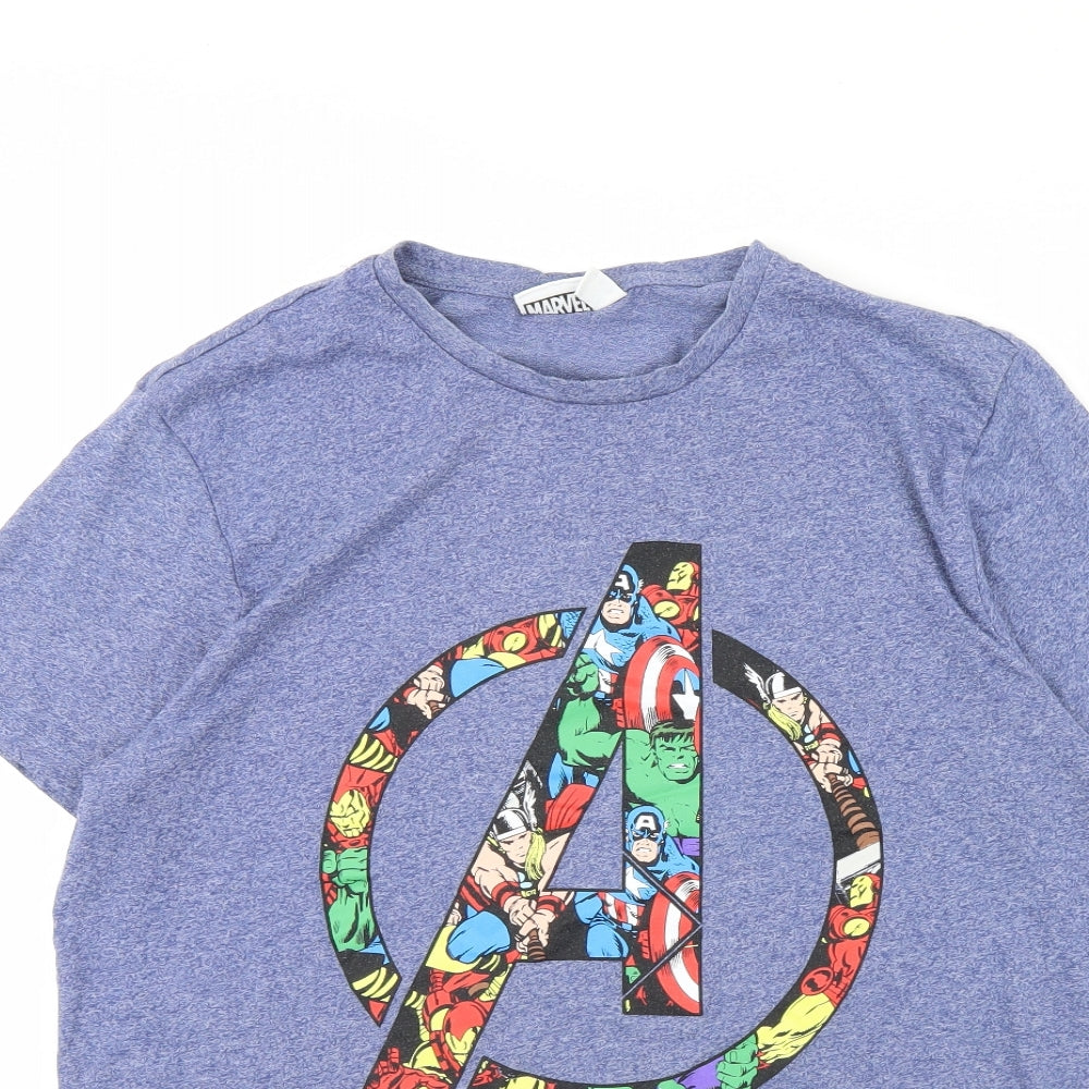 Primark Mens Blue    T-Shirt Size XL  - Avengers