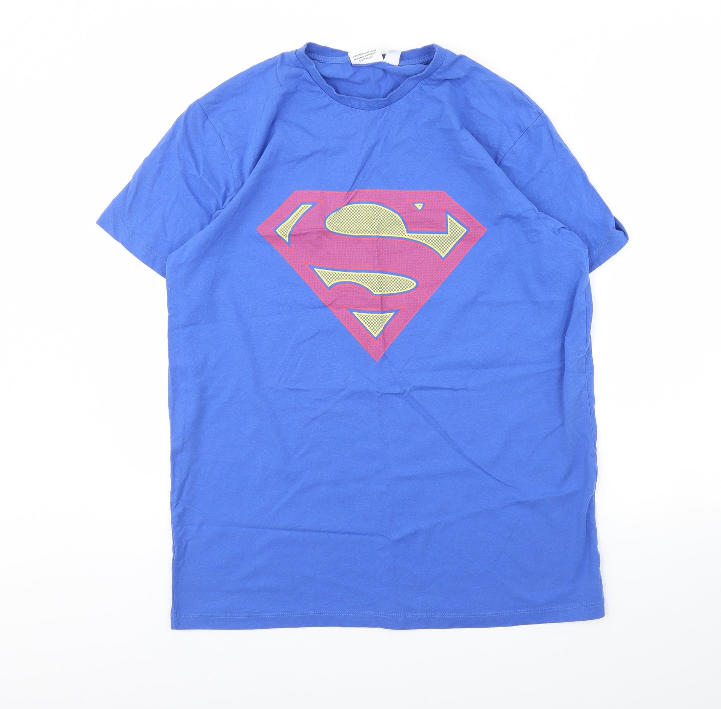 Primark Mens Blue    T-Shirt Size XL  - Superman