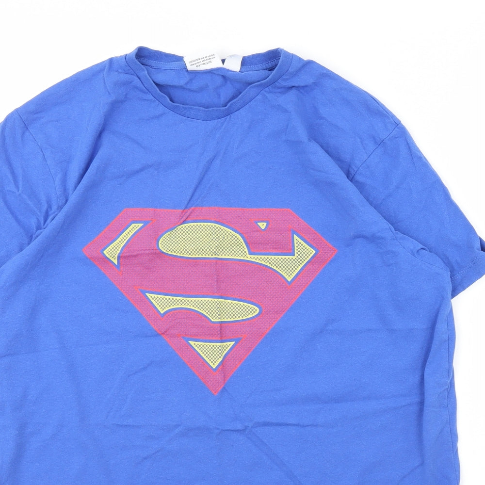 Primark Mens Blue    T-Shirt Size XL  - Superman