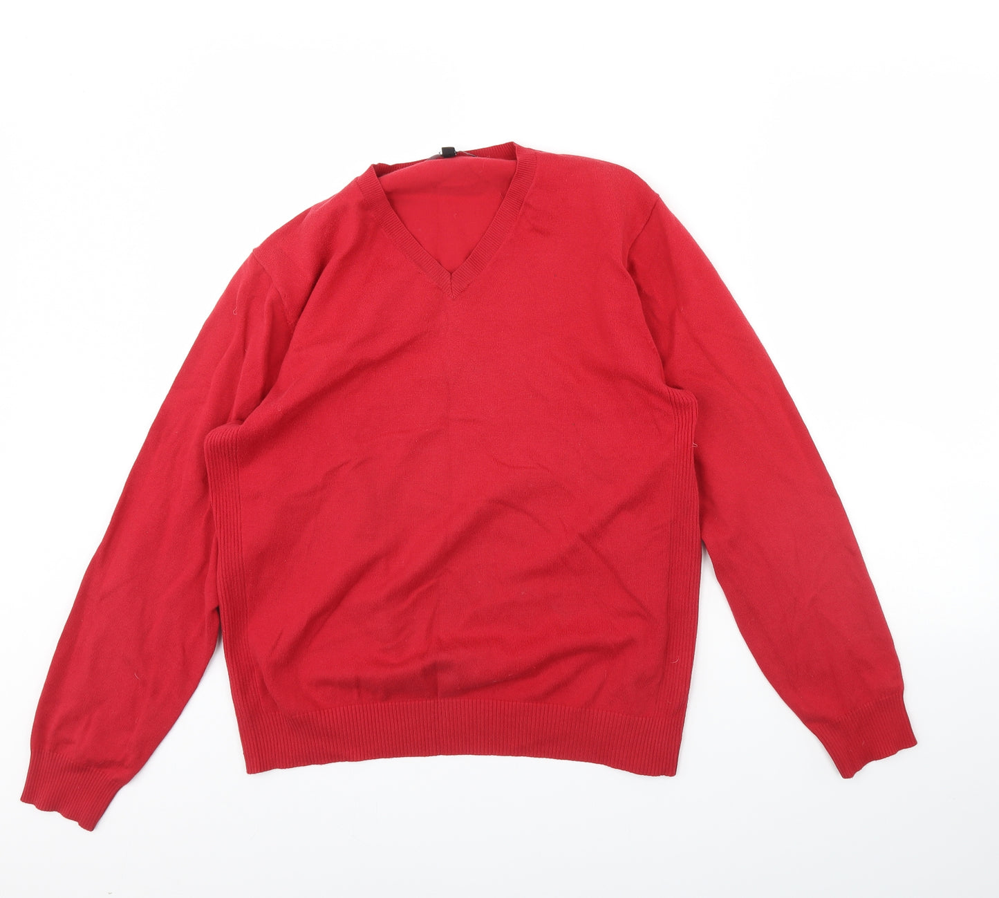 George Mens Red   Pullover Jumper Size M