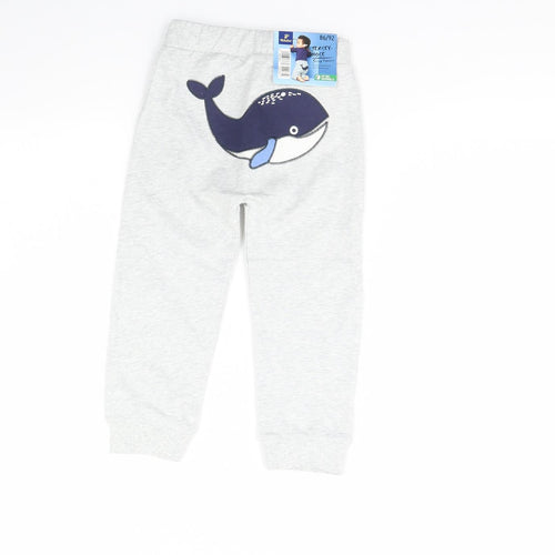 TCM Baby Grey   Jogger Trousers Size 18 Months
