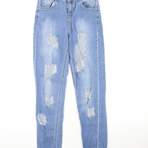 Select Womens Blue  Denim Skinny Jeans Size 10 L29 in
