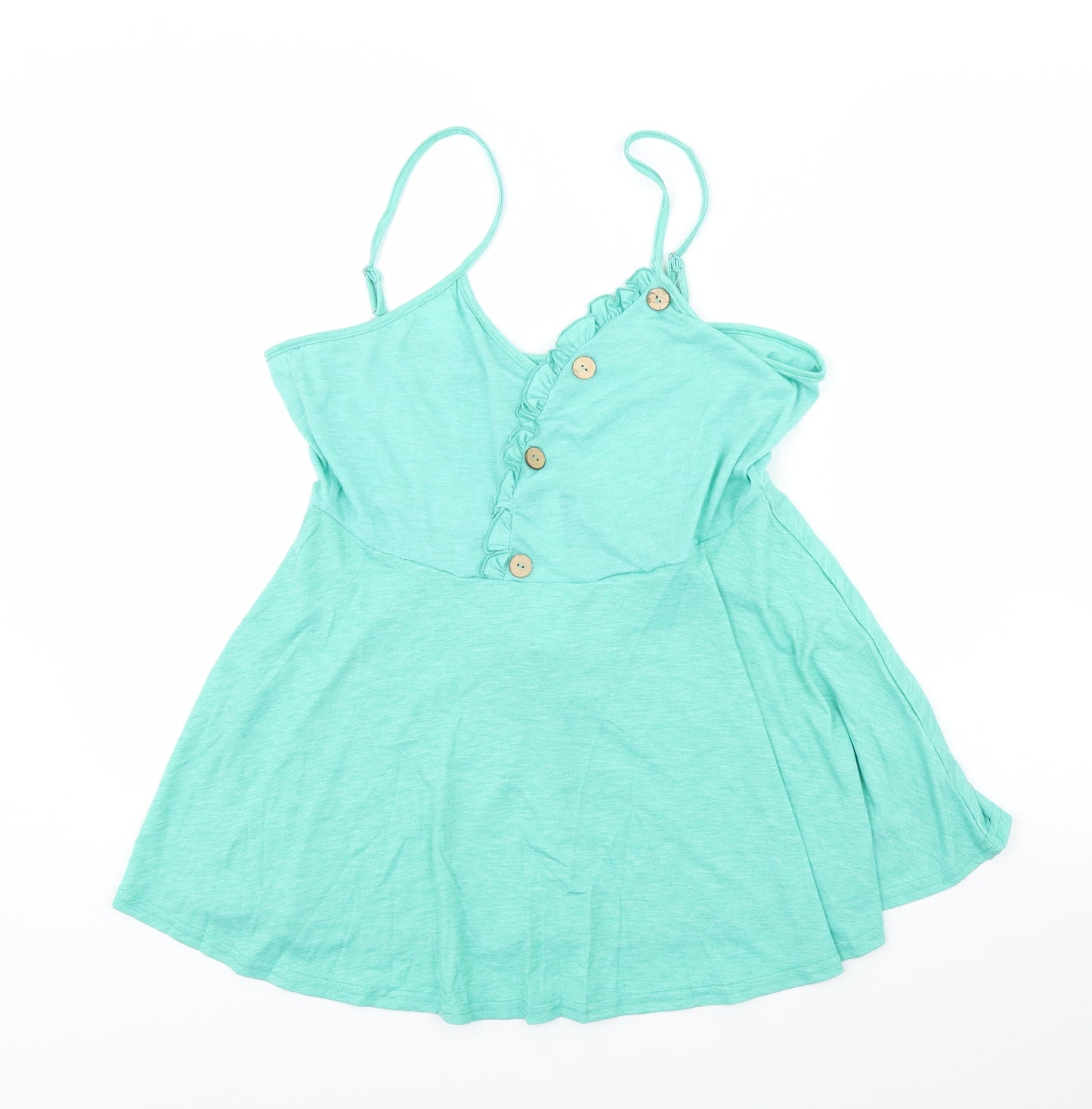 Dressfo Womens Green   Basic Tank Size 16