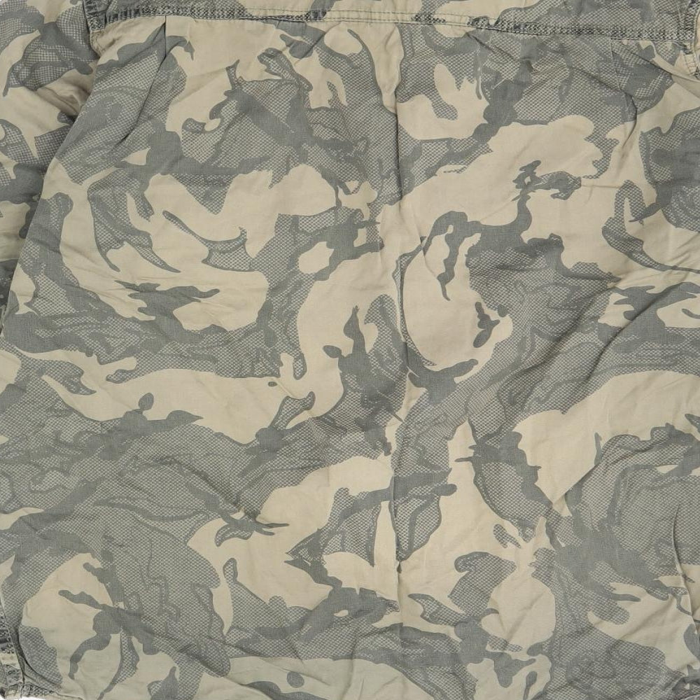 Bench  Mens Green Camouflage   Button-Up Size XL