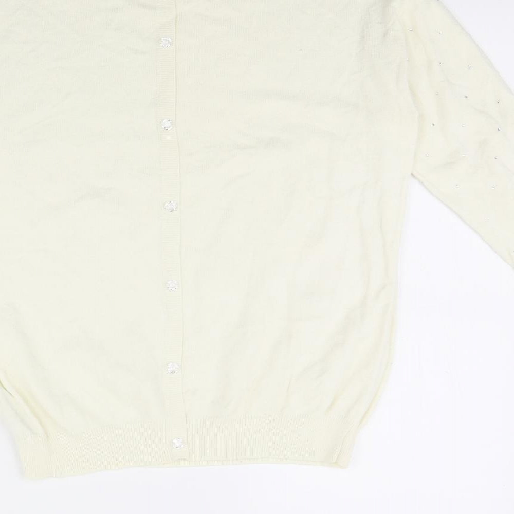 Monsoon Womens Ivory   Pullover Jumper Size S
