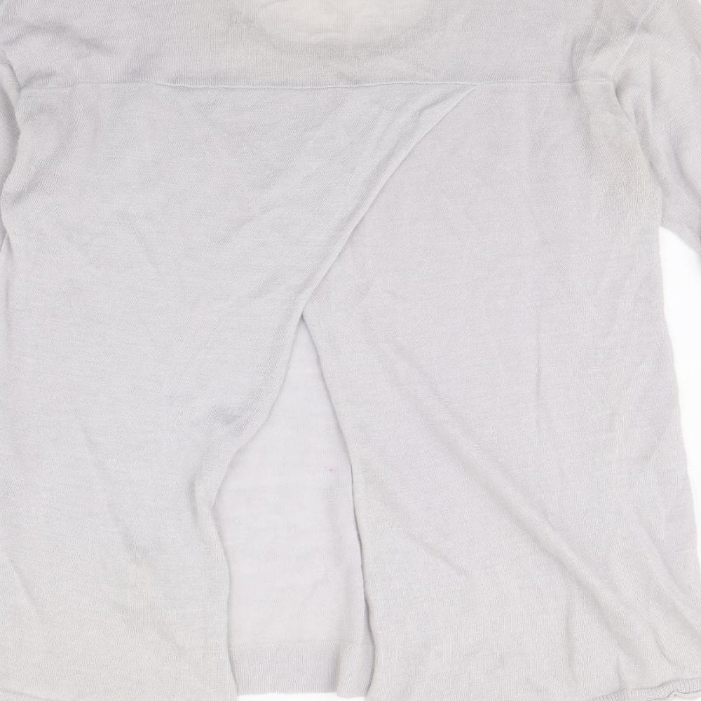 La Naturelle Womens Grey   Pullover Jumper Size M