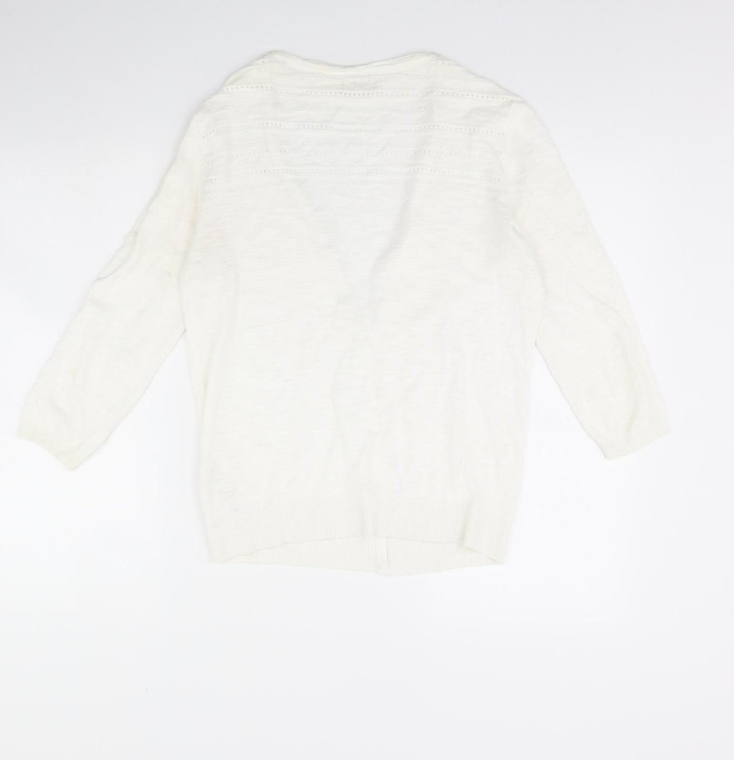 Fat Face Womens Ivory   Cardigan Jumper Size 10